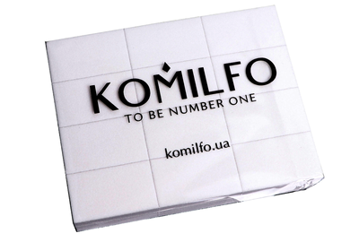 Komilfo nail polisher set 50/30/12 mm white 120/120 24 pcs