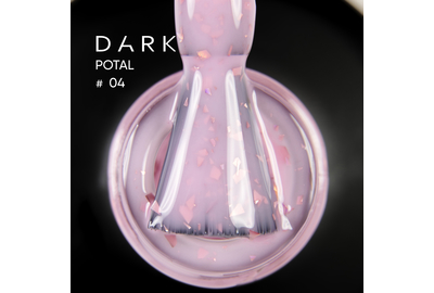 База для ногтей DARK Potal Base №04, розовая с талью, 15 мл, Цвет: Розовый