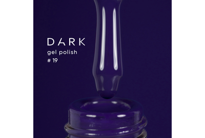 Гель-лак DARK №019, сине-фиолетовый, 10 мл, Цвет: Синий