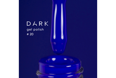 Гель-лак DARK №020, фиалковый, 10 мл, Цвет: Синий