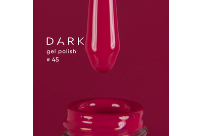 Гель-лак DARK №045, ярко-малиновый, 10 мл, Цвет: Малиновый