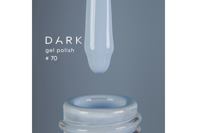 Гель-лак DARK №070, светло-бирюзовый, 10 мл, Цвет: Бирюзовый