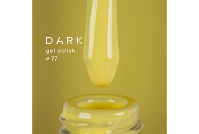 Гель-лак DARK №077, желтый, 10 мл, Цвет: Желтый