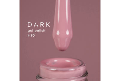 Гель-лак DARK №090, пудровый тепло-лиловый, 10 мл, Цвет: Лиловый