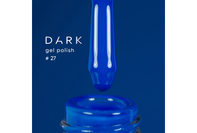 Гель-лак DARK №027, синий, 10 мл, Цвет: Синий