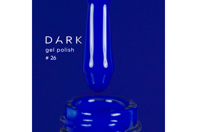 Гель-лак DARK №026, синий ультрамарин, 10 мл, Цвет: Синий