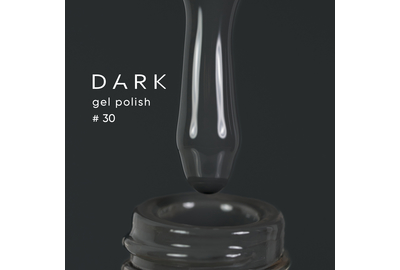 Гель-лак DARK №030, темно-серый, 10 мл, Цвет: Серый
