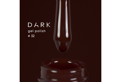 Гель-лак DARK №032, коричневый, 10 мл, Цвет: Коричневый