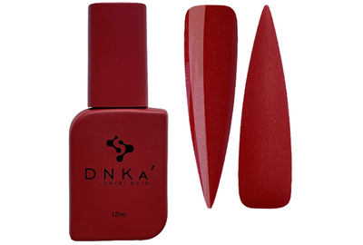Color base DNKA Cover base No. 002 Gambling red with microglitter, 12 ml, Color: Red