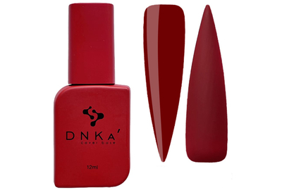 Color base DNKA Cover base No. 003 Passionate deep red, 12 ml, Color: Red