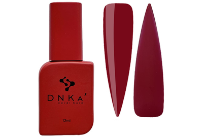 Color base DNKA Cover base No. 004 Sexy red, 12 ml, Color: Red