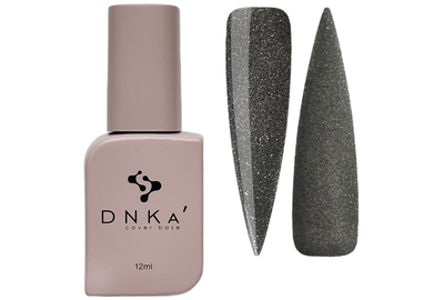 Color base DNKA Cover base No. 013A Sheerful black reflective, 12 ml, Color: Black