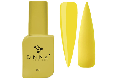 Color base DNKA Cover base No. 021 Sunny yellow, 12 ml, Color: Yellow