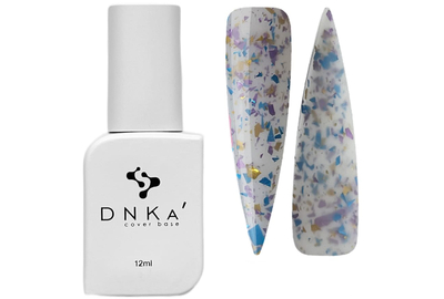 Color base DNKA Cover base No. 044 Funny c light gray with color melt, 12 ml, Color: Grey