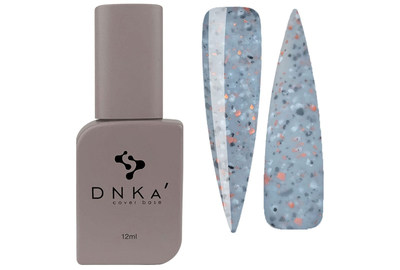 Color base DNKA Cover base No. 047 Trendy gray with metal, 12 ml, Color: Grey