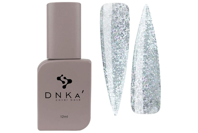 Color base DNKA Cover base No. 049 Hype reflective with colored crumbs, 12 ml