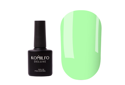 База для нігтів Komilfo Color Base Fresh Grass, салатова, 8 мл