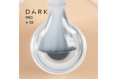 База для ногтей DARK PRO base №02, молочная теплая, 30 мл, Обьем: 30 мл
