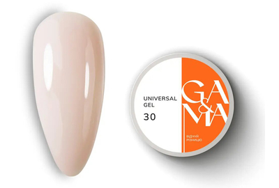 Universal gel GaMa Universal gel liquid No. 30, light beige, 15 ml, Color: Beige, Volume: 15 ml