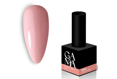 Гель-лак для ногтей GaMa Basic collection №018 розовый беж, 10 мл, Цвет: Бежевый