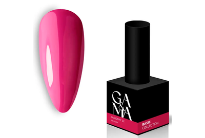 Гель-лак для ногтей GaMa Basic collection №012 ягодный, 10 мл, Цвет: Малиновый