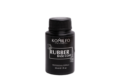 Base for nails Komilfo Rubber Base Coat rubber barrel, 30 ml, Volume: 30 ml