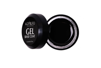 Гель-база Komilfo Gel Base Coat основа-коректор для гель-лаку, без пензлика, 15 мл
