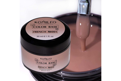 База для нігтів Komilfo Color Base French 001, 30 мл банка