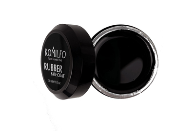 Base for nails Komilfo Rubber Base Coat rubber, jar, 30 ml