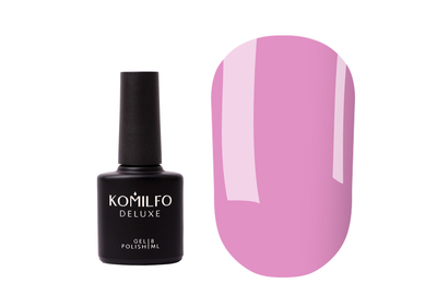 База для нігтів Komilfo Color Base Candy Pink, рожево-фіолетова напівпрозора, 8 мл