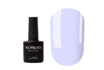 База для нігтів Komilfo Color Base Cerulean Blue, волошкова напівпрозора, 8 мл