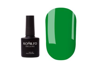 База для нігтів Komilfo Color Base Forest Green, насичена зелена, 8 ml