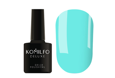 Gel polish Komilfo Fashionista Collection No. 004, turquoise, 8 ml