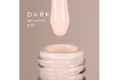 Гель-лак DARK №117, слоновая кость, 10 мл