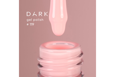 Гель-лак DARK №119, светлый персик, 10 мл