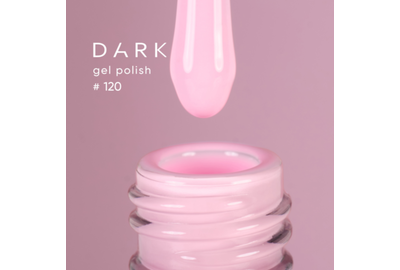 DARK gel polish No. 120, soft pink, 10 ml