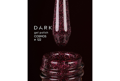 Гель-лак DARK Cosmos №122, вишневый, 6 мл