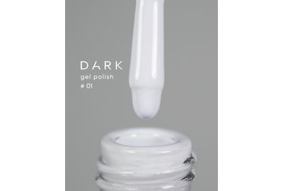 Гель-лак DARK №001, белый холодный, 6 мл