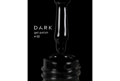 Гель-лак DARK №002, черный, 6 мл