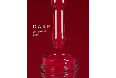 Гель-лак DARK №006, классический красный, 6 мл