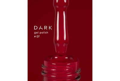 Гель-лак DARK №007, насыщенный красный, 6 мл