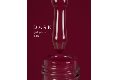Гель-лак DARK №009, сливово-красный, 6 мл