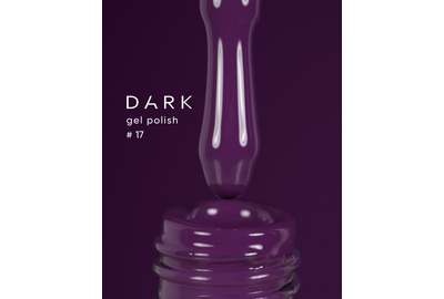 Гель-лак DARK №017, темный фиолетовый, 6 мл