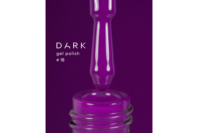 Гель-лак DARK №018, пурпурный, 6 мл