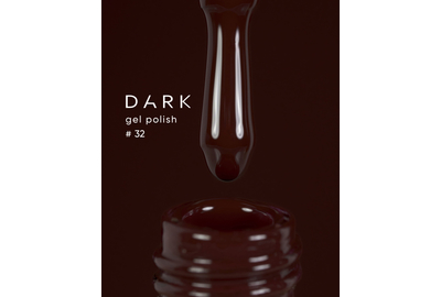 Гель-лак DARK №032, коричневый, 6 мл