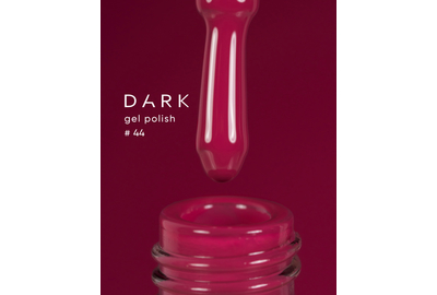 Гель-лак DARK №044, темно-малиновый, 6 мл