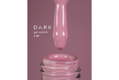 Гель-лак DARK №089, пудровый розовый, 6 мл