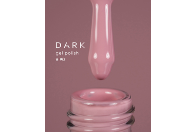 Гель-лак DARK №090, пудровый тепло-лиловый, 6 мл