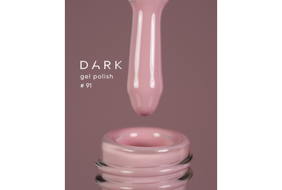 Гель-лак DARK №091, пудровый светло-розовый, 6 мл