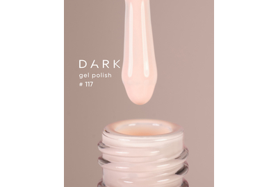 Гель-лак DARK №117, слоновая кость, 6 мл